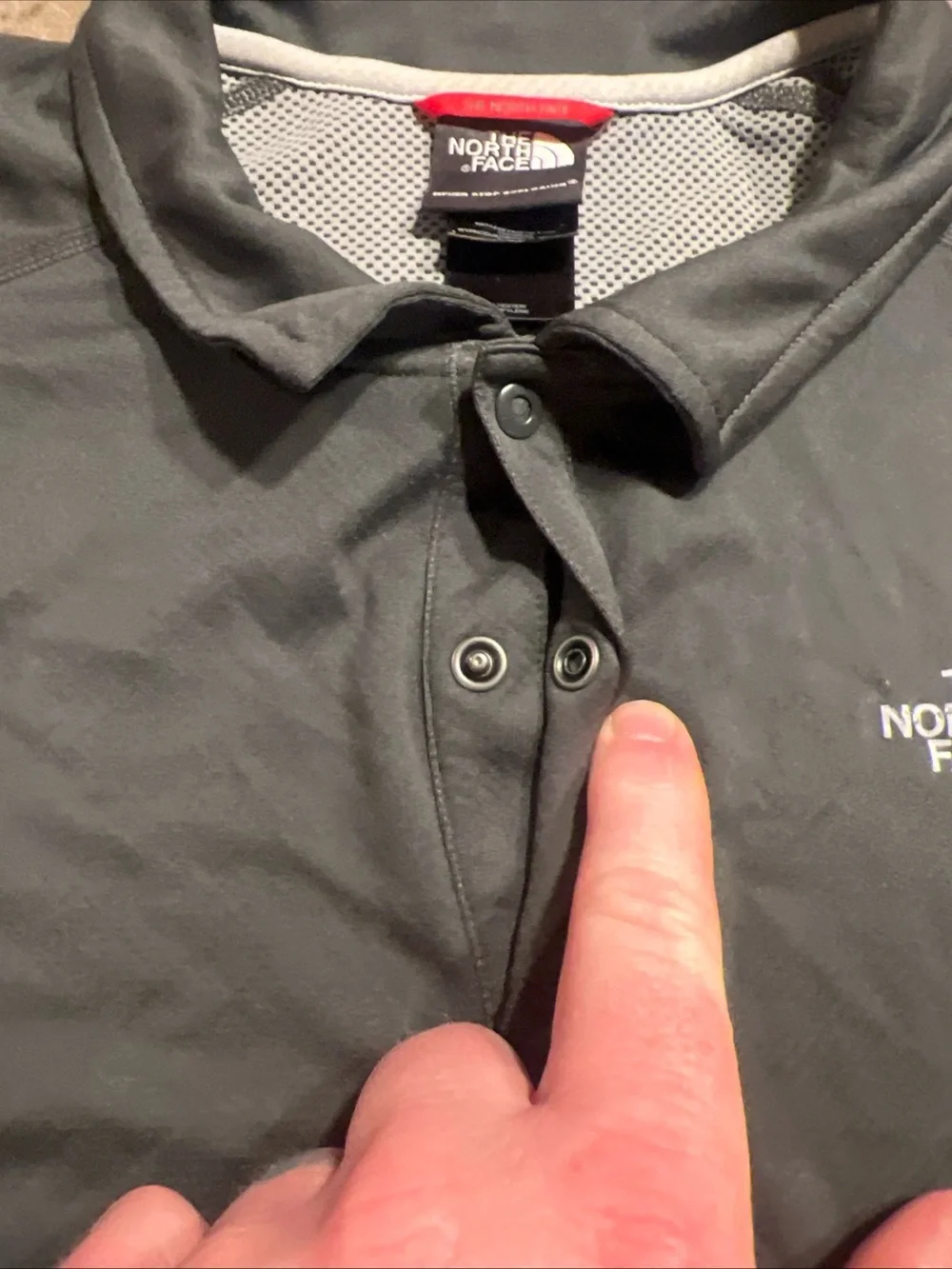 The North Face Men's Charcoal Gray Performance Polo